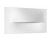 Lisca Aluminium White Rectangular LED Step or Wall Light IP65